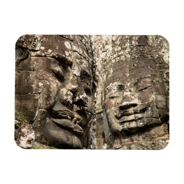 Magnet Flexible Cambodge, Angkor Wat. Angkor Thom, Bayon (Horizontal)