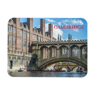 Magnet Flexible Cambridge Bridge of Sighs vue frigo aimant