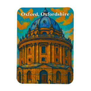 Magnet Flexible Caméra Radcliffe à Oxford Gouache Peinture