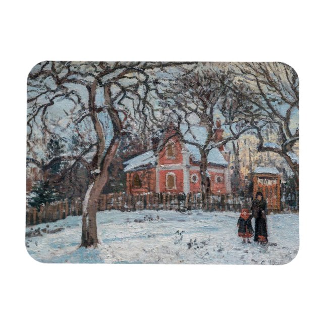 Magnet Flexible Camille Pissarro - Chataigniers a Louvecienne (Horizontal)