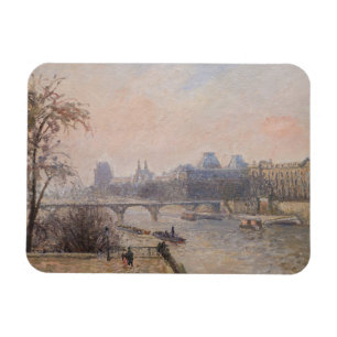 Magnet Flexible Camille Pissarro - La Seine et le Louvre