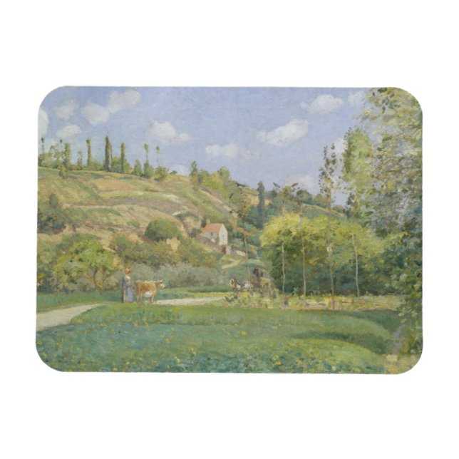 Magnet Flexible Camille Pissarro | Une vache à Valhermeil, Auvers (Horizontal)