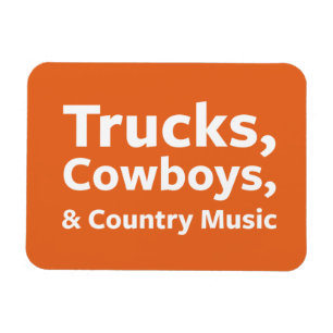 Magnet Flexible Camions, cowboys et musique country