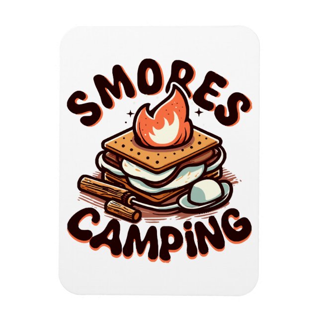 Magnet Flexible campement s'mores (Vertical)