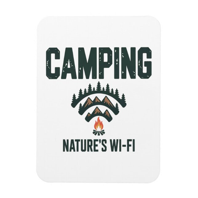 Magnet Flexible Camping Natures Wifi (Vertical)