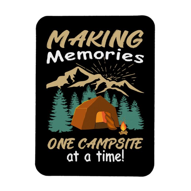 Magnet Flexible CAMPING, souvenirs (Vertical)