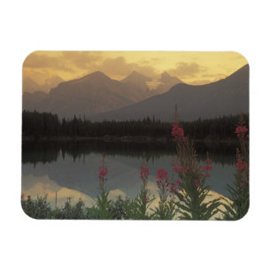 Magnet Flexible Canada, Alberta, Banff. Vue panoramique au lever d