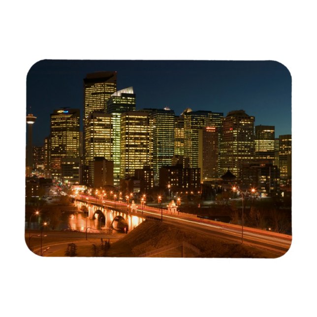 Magnet Flexible Canada, Alberta, Calgary : Centre-ville de Calgary (Horizontal)