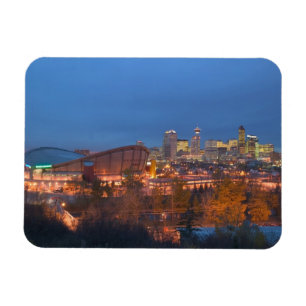 Magnet Flexible Canada, Alberta, Calgary : Skyline de la ville du