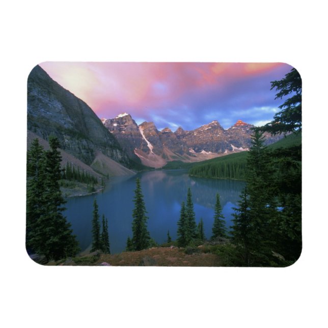 Magnet Flexible Canada, Alberta, lac Moraine à l'aube, Banff (Horizontal)