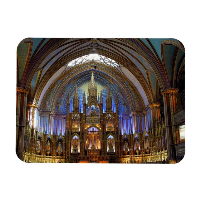Magnet Flexible Canada, Québec, Montréal. Intérieur de Notre 2 (Horizontal)