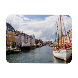 Magnet Flexible Canal avec des bateaux  Copenhague