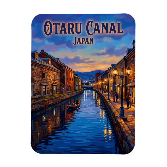 Magnet Flexible Canal d'Otaru Japon (Vertical)