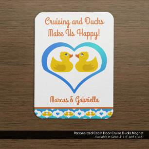 Magnet Flexible Canard de croisière personnalisé - Aimant pour por