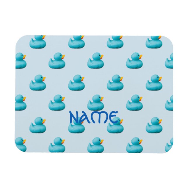 Magnet Flexible Canards en caoutchouc bleu par stockeman (Horizontal)