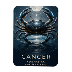 Magnet Flexible Cancer Signe du zodiaque Crabe Symbole Céleste Ast