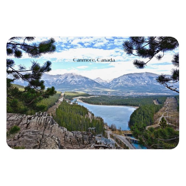 Magnet Flexible Canmore, Canada photo pittoresque (Horizontal)