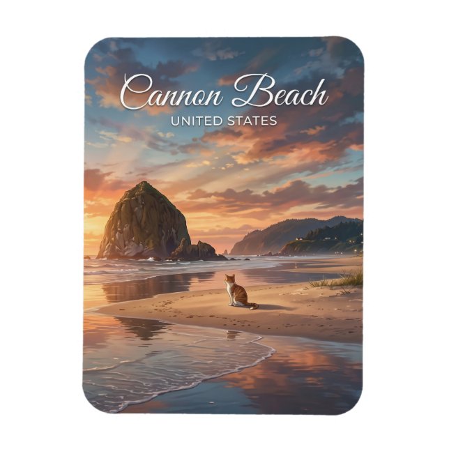 Magnet Flexible Cannon Beach Oregon (Vertical)