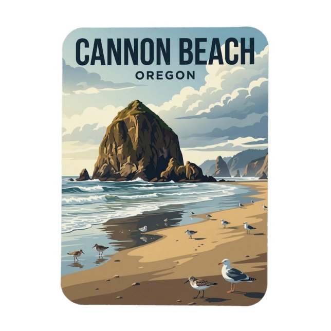 Magnet Flexible Cannon Beach Oregon (Vertical)