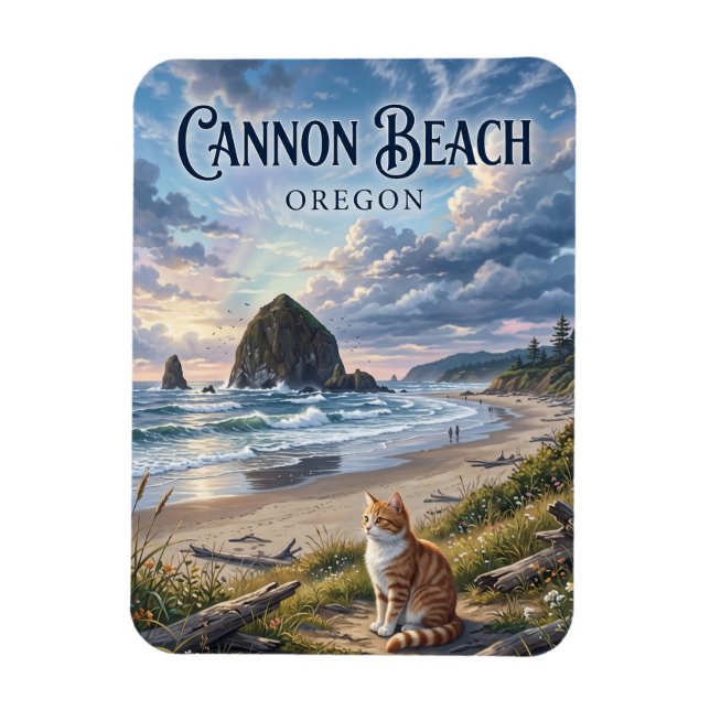Magnet Flexible Cannon Beach Oregon (Vertical)
