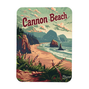 Magnet Flexible Cannon Beach Vintage