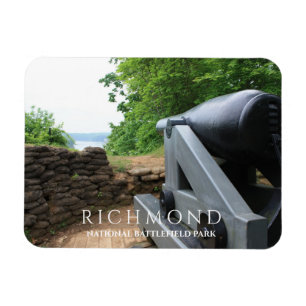 Magnet Flexible Cannon Surplombant James River Drewry's Bluff