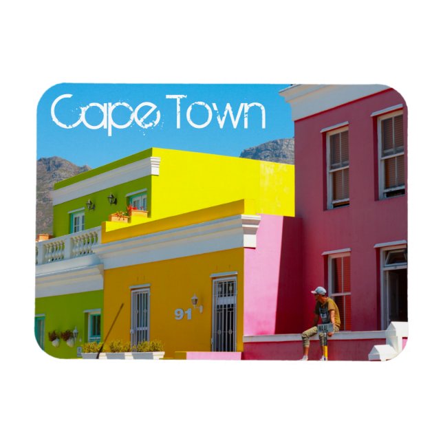 Magnet Flexible Cap Bo-Kaap Ville Afrique du Sud (Horizontal)