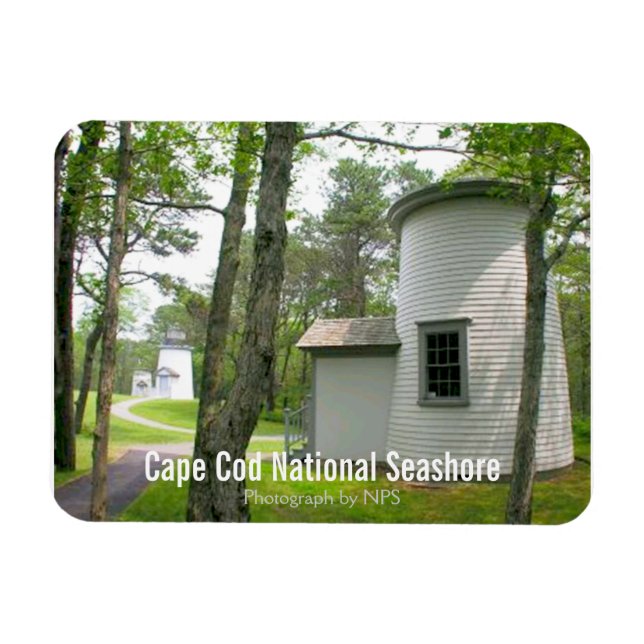 Magnet Flexible Cape Cod, Aimant Des Phare Trois Soeurs (Horizontal)