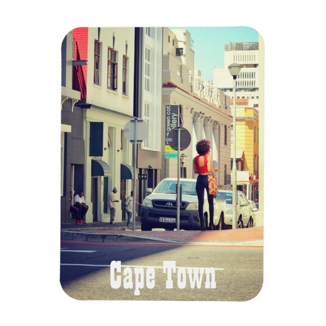 Magnet Flexible Cape Town South Africa Street View Cityscape (Vertical)