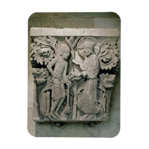 Magnet Flexible Capital de colonne dépeignant le Christ et James