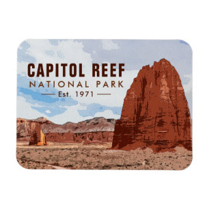 Magnet Flexible Capitol Reef National Park Cathedral Valley Loop
