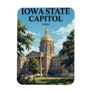 Magnet Flexible Capitole de l'Iowa États-Unis