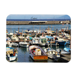 Magnet Flexible Capri, Italie, Bateaux, Marina, Photographie, Magn