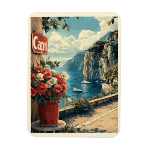 Magnet Flexible Capri, Italie Vintage