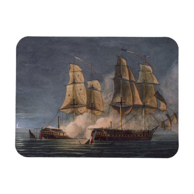 Magnet Flexible Capture des Thétis par HMS Amethyst, 10 novembre (Horizontal)