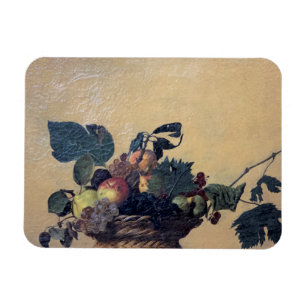 Magnet Flexible Caravaggio - Panier de fruits - Huile sur toile