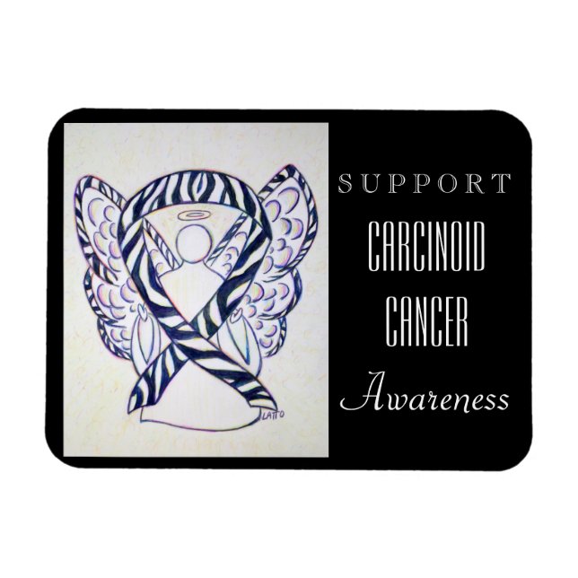 Magnet Flexible Carcinoïde Cancer Sensibilisation Ruban Angle magn (Horizontal)