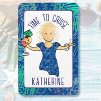 Caricature amusante pour sa porte de croisière Tro