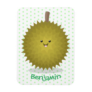 Magnet Flexible Caricature de durian joyeux