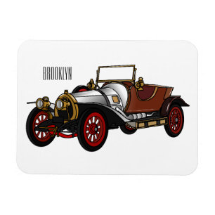 Magnet Flexible Caricature de voiture classique 1920