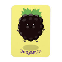 Caricature mignonne de mûre mauve de mûre mûre mau