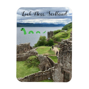 Magnet Flexible Caricature Nessie Loch Ness Monster, Écosse