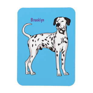 Magnet Flexible Caricature pour chien dalmate