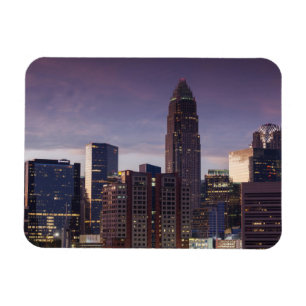 Magnet Flexible Caroline du Nord, Charlotte, vue surélevée