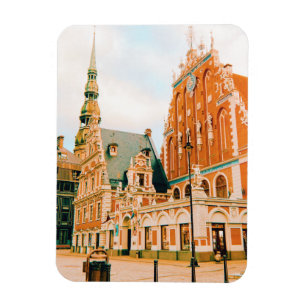 Magnet Flexible Carré de l'hôtel de ville de Riga