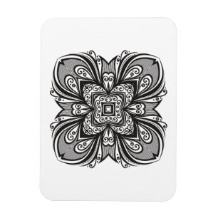 Magnet Flexible Carré noir de Deco inspiré