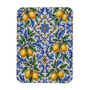 Magnet Flexible Carreau Azulejo au Citron Italien