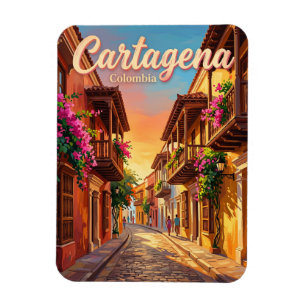 Magnet Flexible Cartagena Ville Fortifiée Colombie