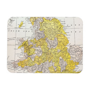 MAGNET FLEXIBLE CARTE : ANGLETERRE ET ALLES