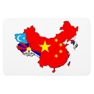 MAGNET FLEXIBLE CARTE ASIE